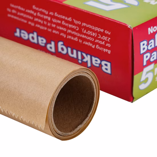 Bolinhos de massa cozidos no vapor para proteção ambiental Papel manteiga de silicone para alta temperatura