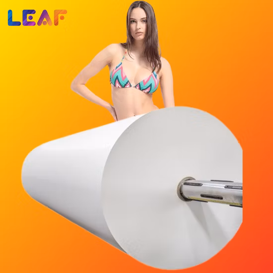 Papel de sublimação de tinta de alta velocidade 50 GSM para impressão por transferência térmica para camisetas