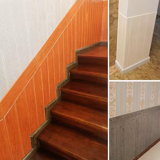 Dado à prova d'água, lavável, fácil de limpar, proteção para crianças, design de madeira, leve, faça você mesmo, 3D, espuma, adesivo de parede, papel de parede