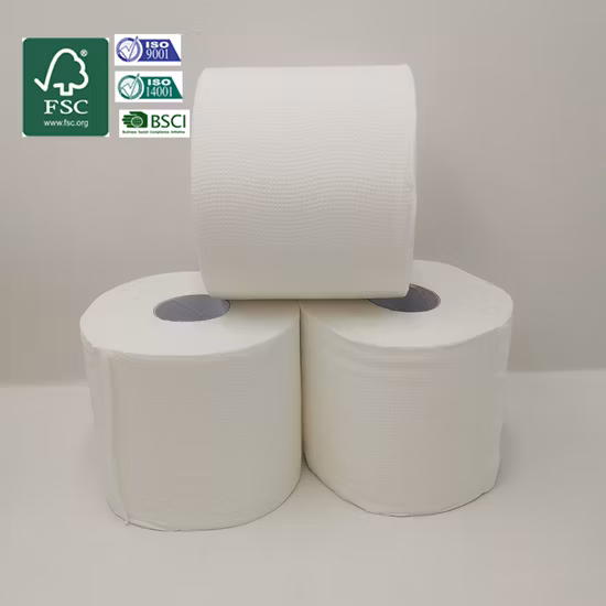 Papel higiênico de polpa de bambu de proteção ambiental natural
